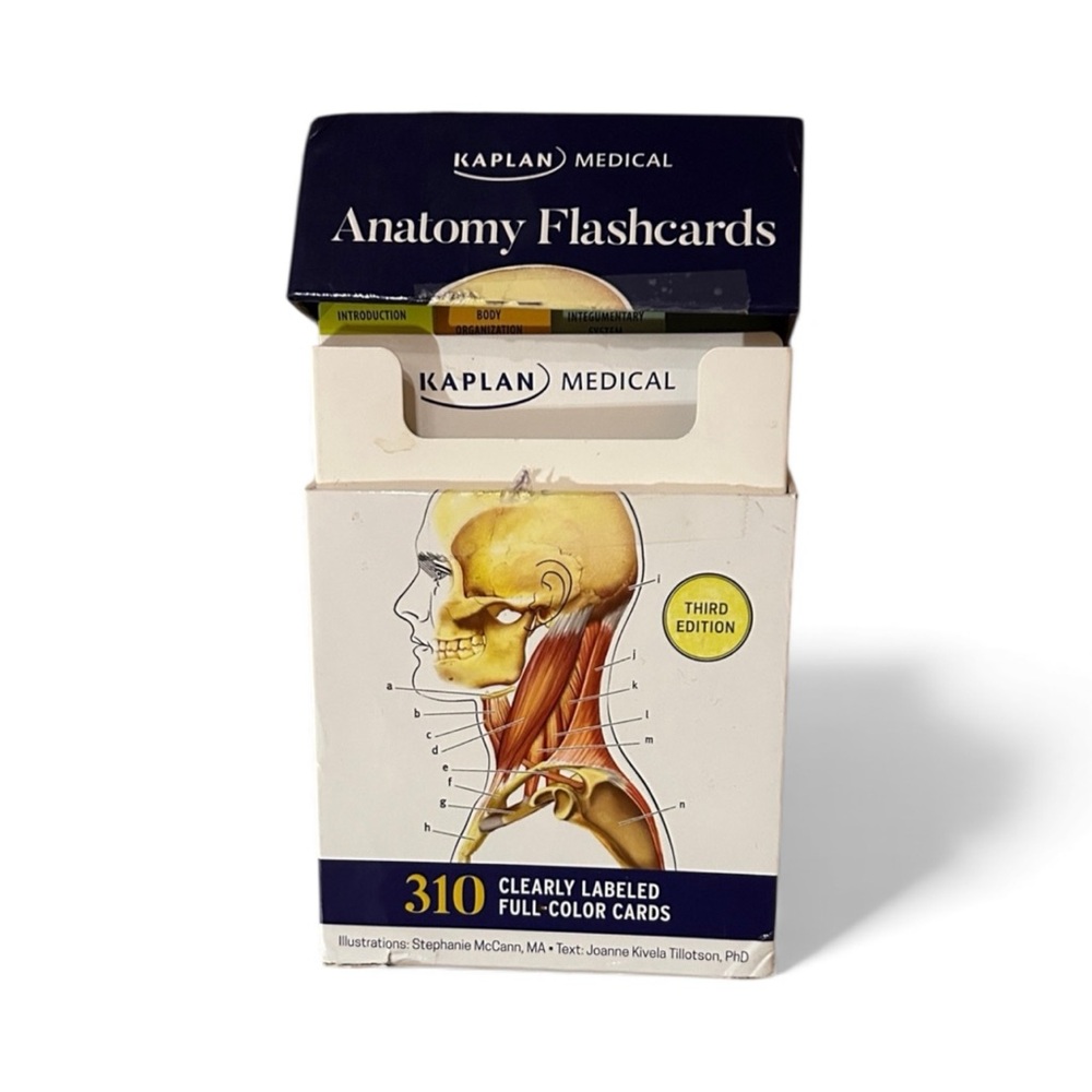 Kaplan Blue Anatomy Flashcards